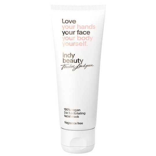 3 in 1 exfoliating facial mask, 75 ml Indy Beauty Kasvonaamio