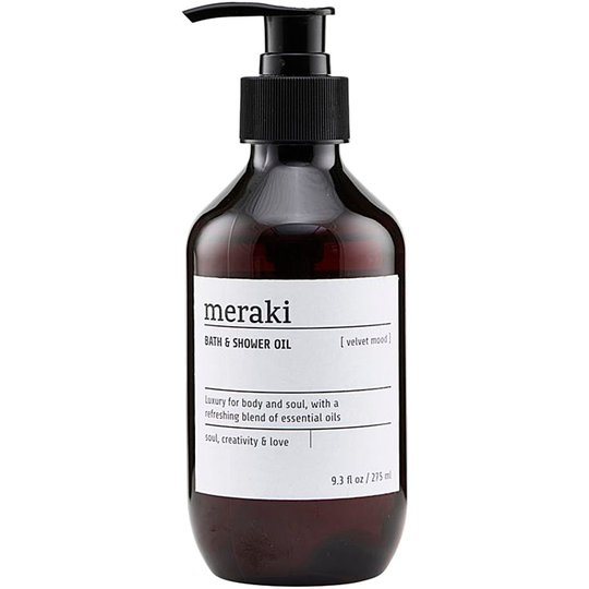 Velvet Mood Bath & Shower Oil, 275 ml Meraki Kylpy & Suihku