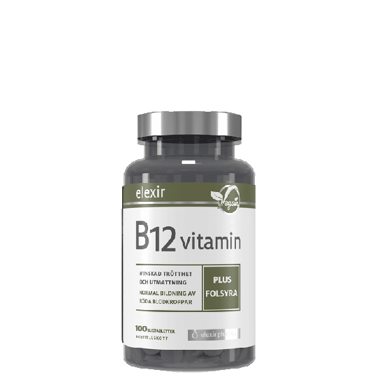 B-12 Vegan, 100 tablettia