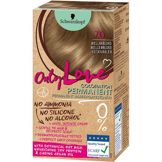 Only Love, Schwarzkopf Vaaleat hiukset