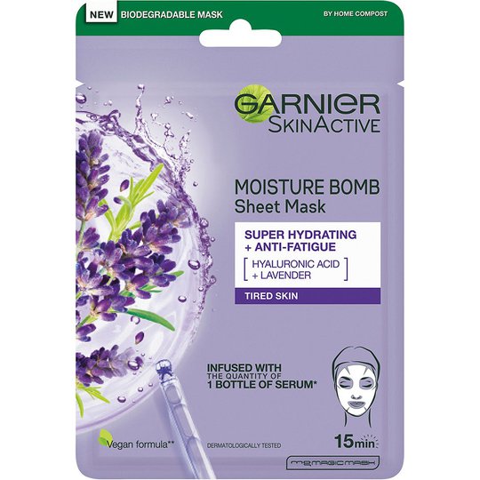 Skin Active Moisture Bomb Tissue Mask, Garnier Kasvonaamio