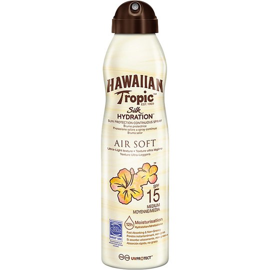 Hawaiian Tropic Silk Hydration Air Soft C-spray SPF 15, 180 ml Hawaiian Tropic Aurinkosuojat