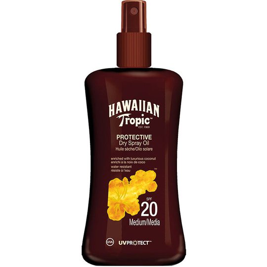 Hawaiian Tropic Protective Dry Spray Oil SPF 20, 200 ml Hawaiian Tropic Aurinkovoiteet