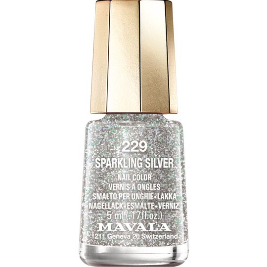 Nail Color, 229 Sparkling Silver, 5 ml Mavala Kulta & Hopea