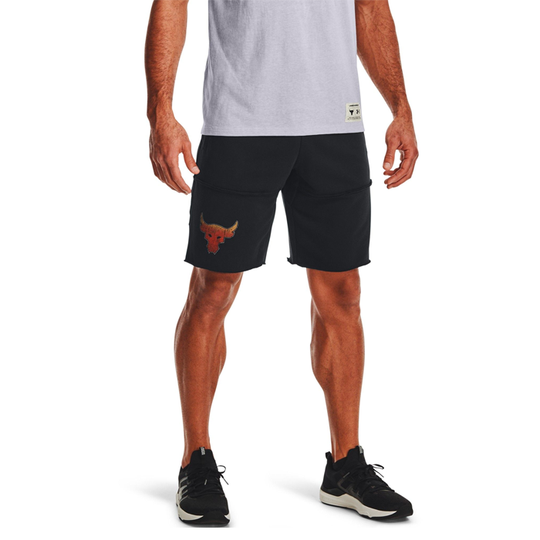 UA Project Rock Terry Brahma Shorts, Black