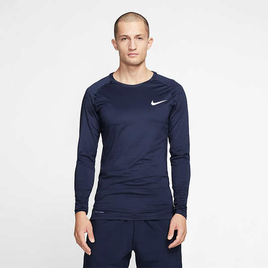 Nike Pro Comp Top L/S, Obsidian