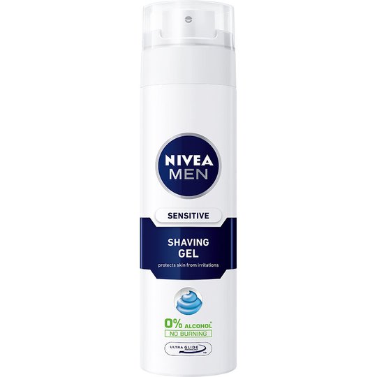 MEN Sensitive, 200 ml Nivea Parranajogeelit
