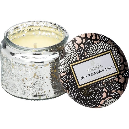 Yashioka Gardenia, 90 g Voluspa Tuoksukynttilät