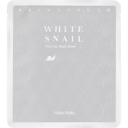 Prime Youth White Snail Tone Up Mask Sheet, 25 g Holika Holika Kasvonaamio