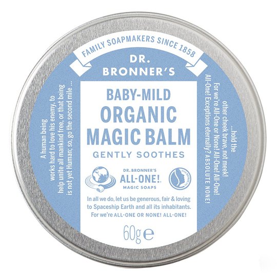 Organic Magic Balm Baby-Mild (Unscented), 57 g Dr. Bronner's Saippuat