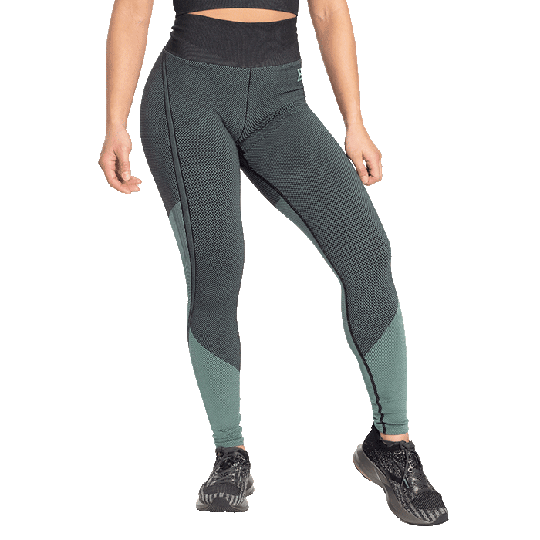 Roxy Seamless Leggings, Teal Green