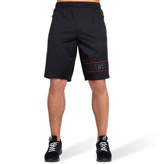 Branson Shorts, Black/Red