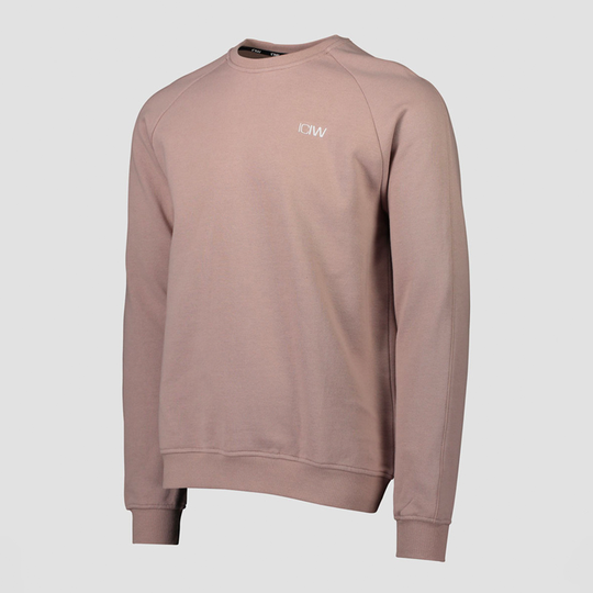 Essential Crewneck, Dark Taupe