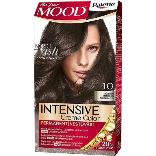 Mood Haircolor 10 Dark Brown, MOOD Hiusvärit