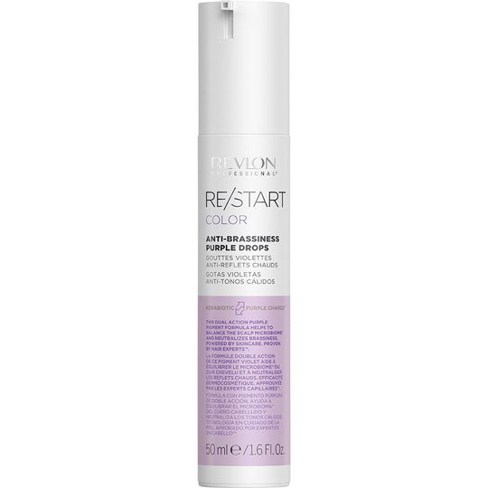 Restart Color Anti-Brasiness Purple Drops, 50 ml Revlon Professional Hiusöljyt
