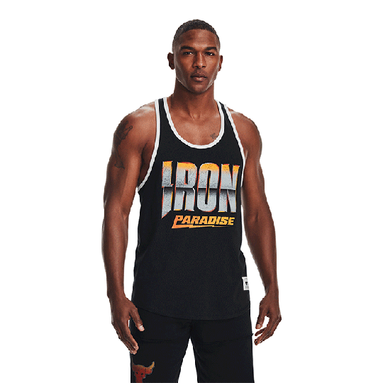 UA Project Rock Iron Tank, Black