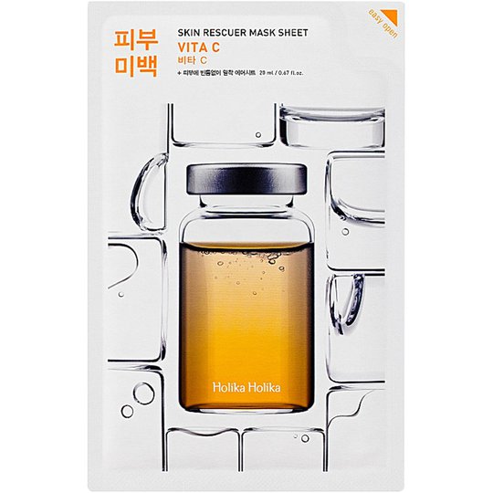 Holika Holika Skin Rescuer Mask Sheet - Vita C, Holika Holika Kasvonaamio