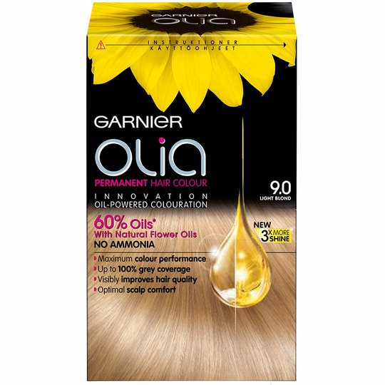 Garnier Olia Permanent Hair Colour, 9.0 Light Blond, Garnier Hiusvärit