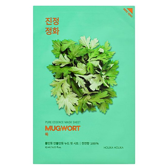 Pure Essence Mask Sheet - Mugwort (5 pcs), Holika Holika K-Beauty: Kasvonaamiot