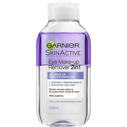 Skin Active Eye Makeup Remover 2in1, 125 ml Garnier Meikinpoistoaine
