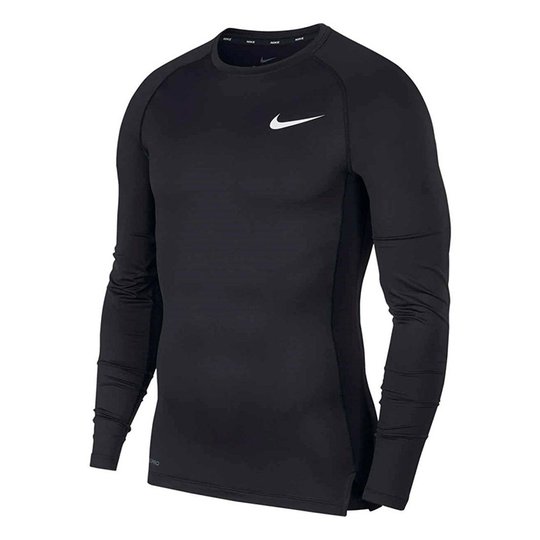 Nike Pro Comp Top L/S, Black
