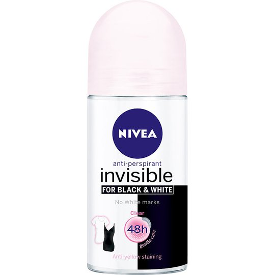 Invisible Black & White Clear, 50 ml Nivea Deodorantit