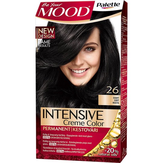 Mood Haircolor 26 Black, MOOD Hiusvärit