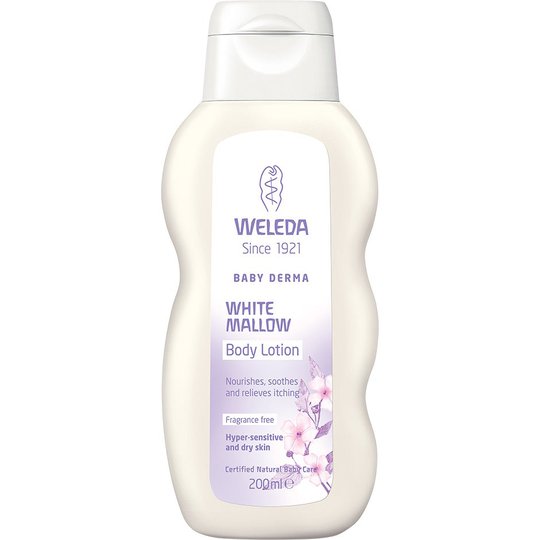 Weleda Baby Derma White Mallow Body Lotion, 200 ml Weleda Luonnonkosmetiikka
