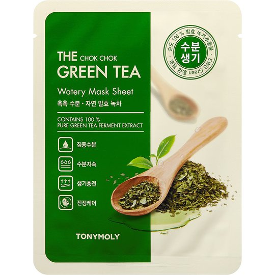 The Chok Chok Green Tea Watery Mask Sheet, 20 g Tonymoly Ihonhoitopakkaukset