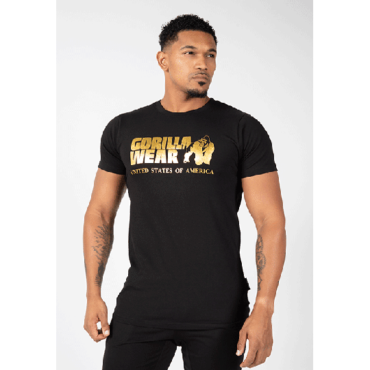Classic T-Shirt, Black/Gold