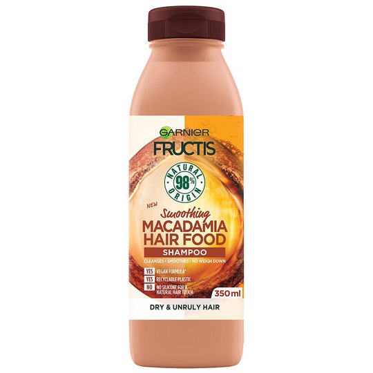 Fructis Hair Food Shampoo Macadam, 350 ml Garnier Shampoo